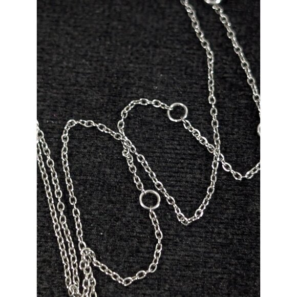 Keep Collective ENOUGH Silver Tone Brushed Round Disc Necklace 20 in Inspiration - Picture 7 of 11